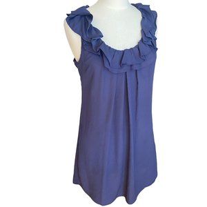 Pins & Needles Ruffle Sleeveless Shift Knee Length Casual Flowy Party Dress-M